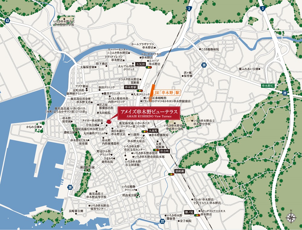 現地案内図