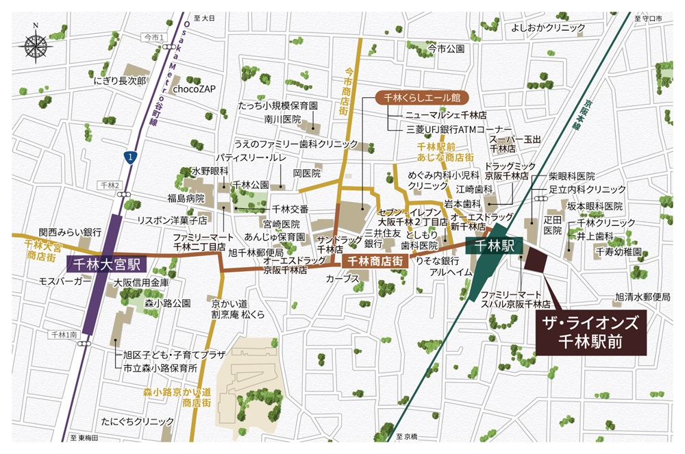 現地案内図