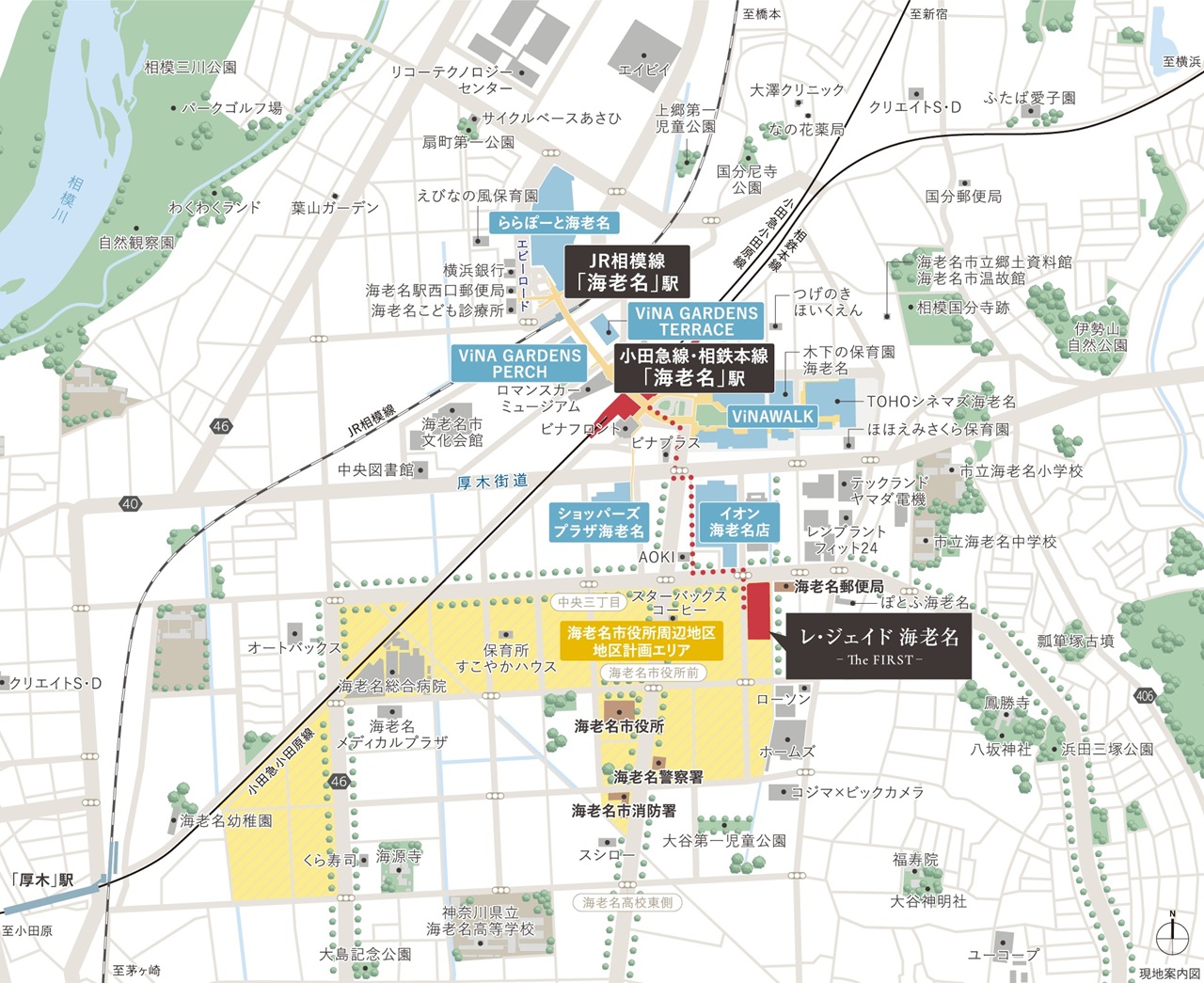 現地案内図