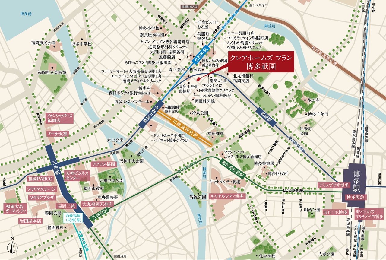 現地案内図