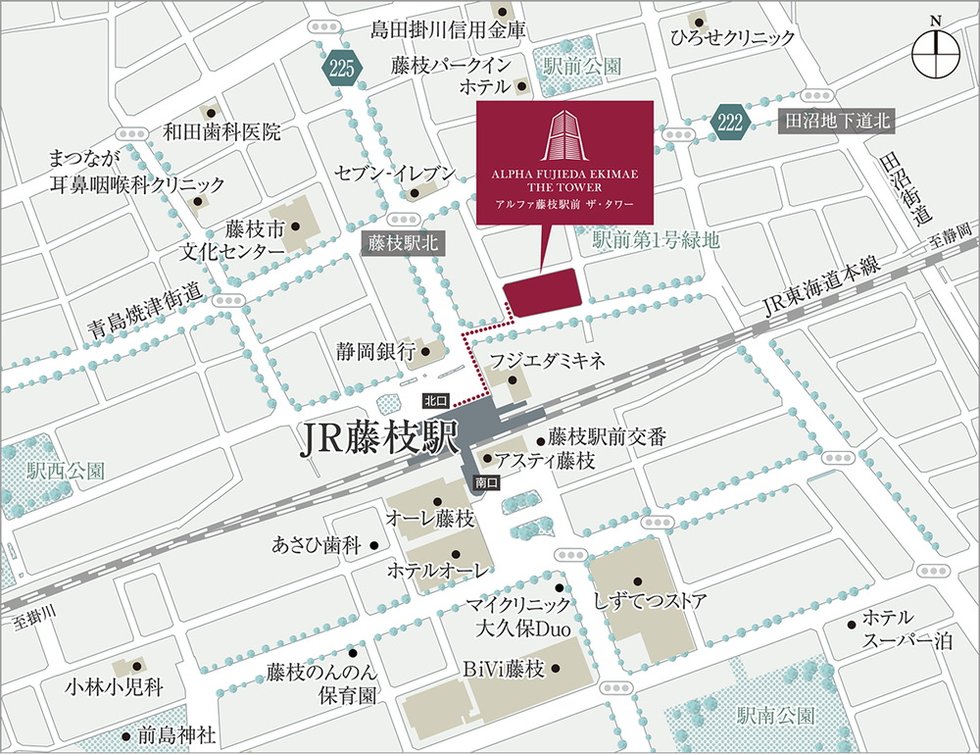 建築予定地案内図