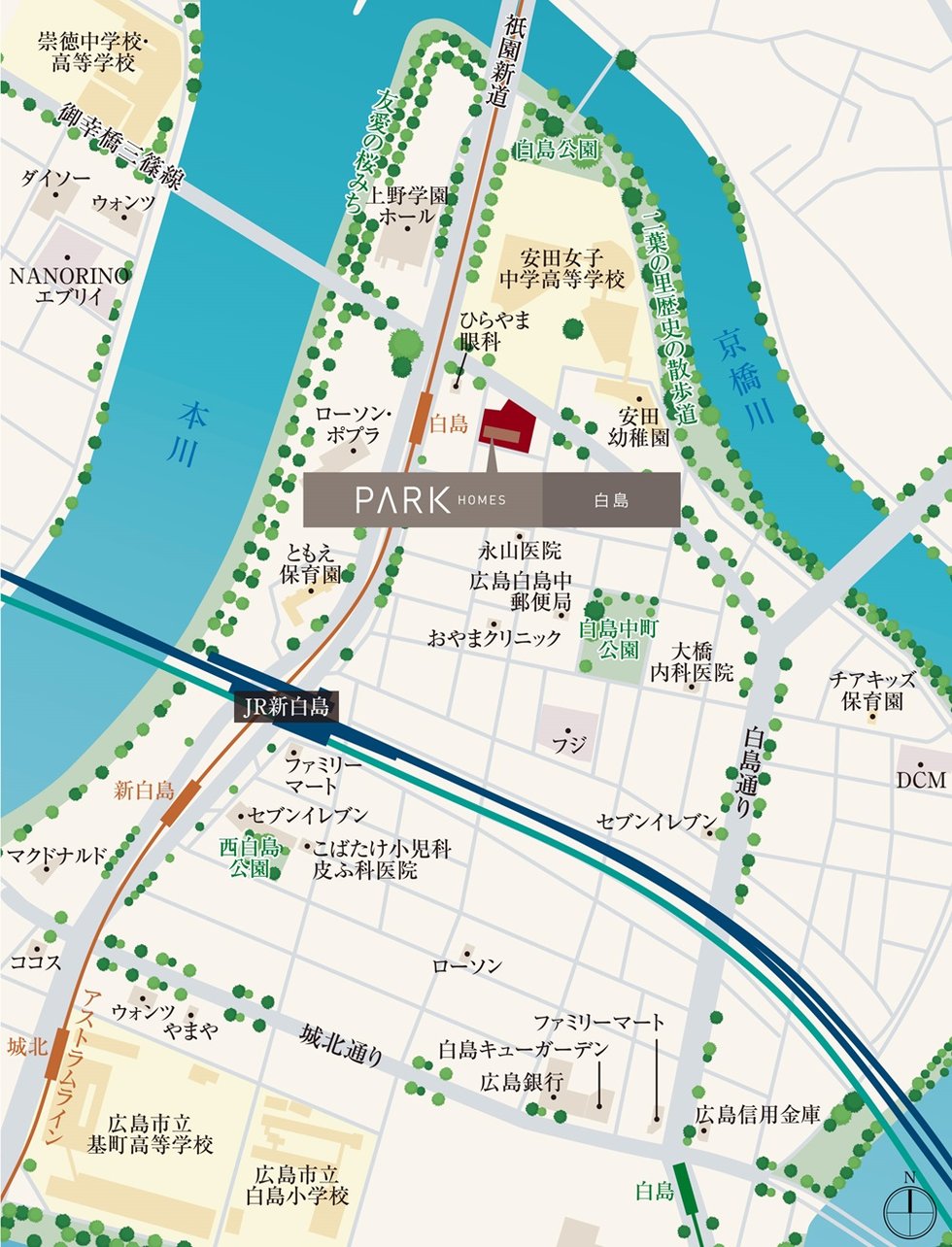 現地案内図