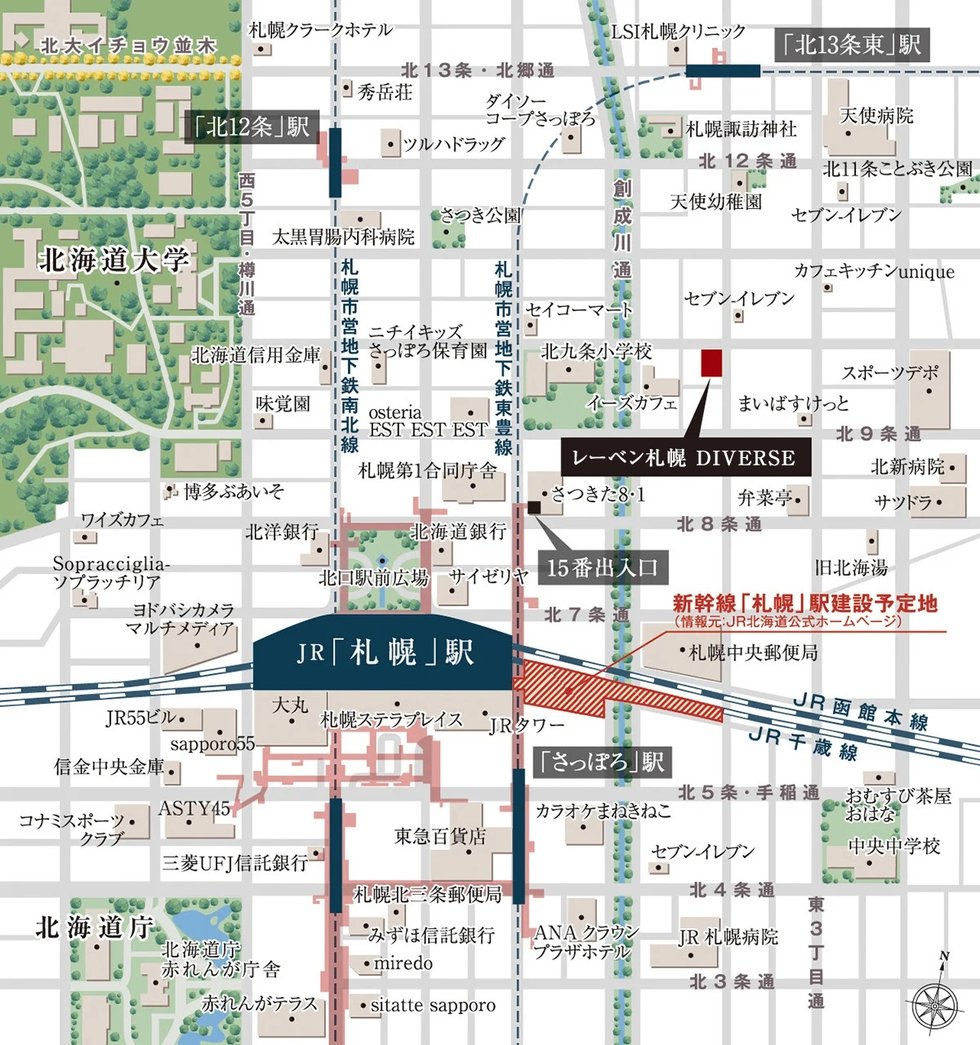 現地案内図