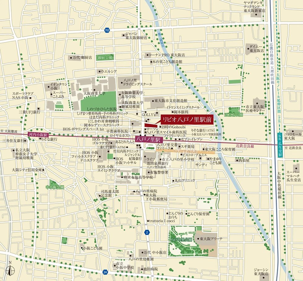 現地案内図