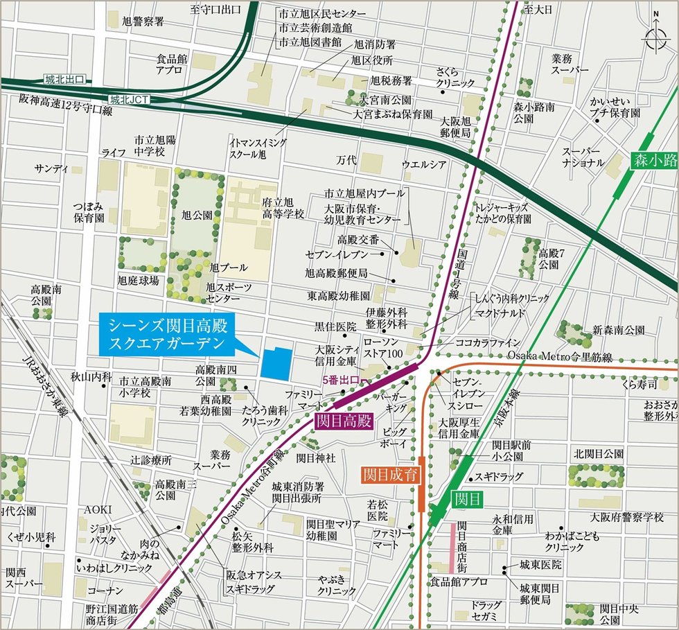 現地案内図