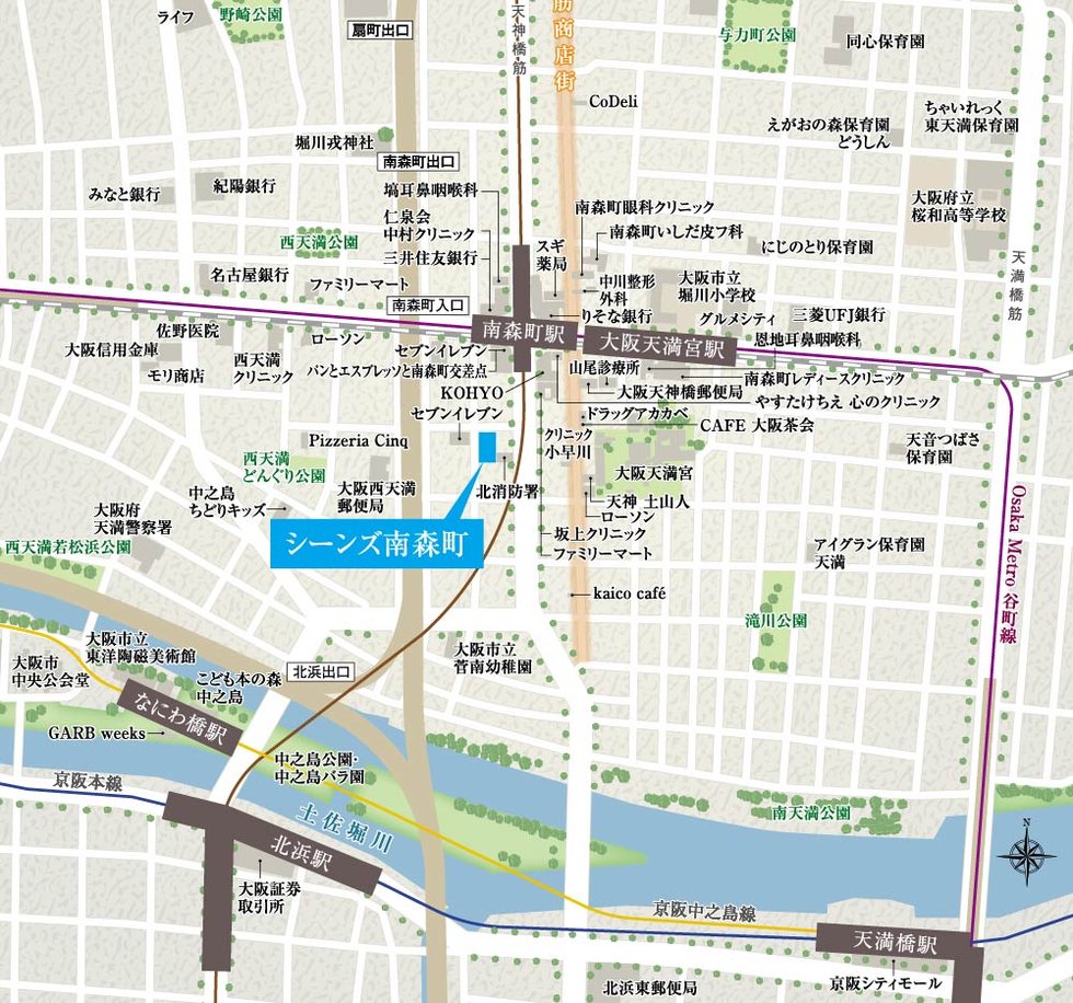 現地案内図