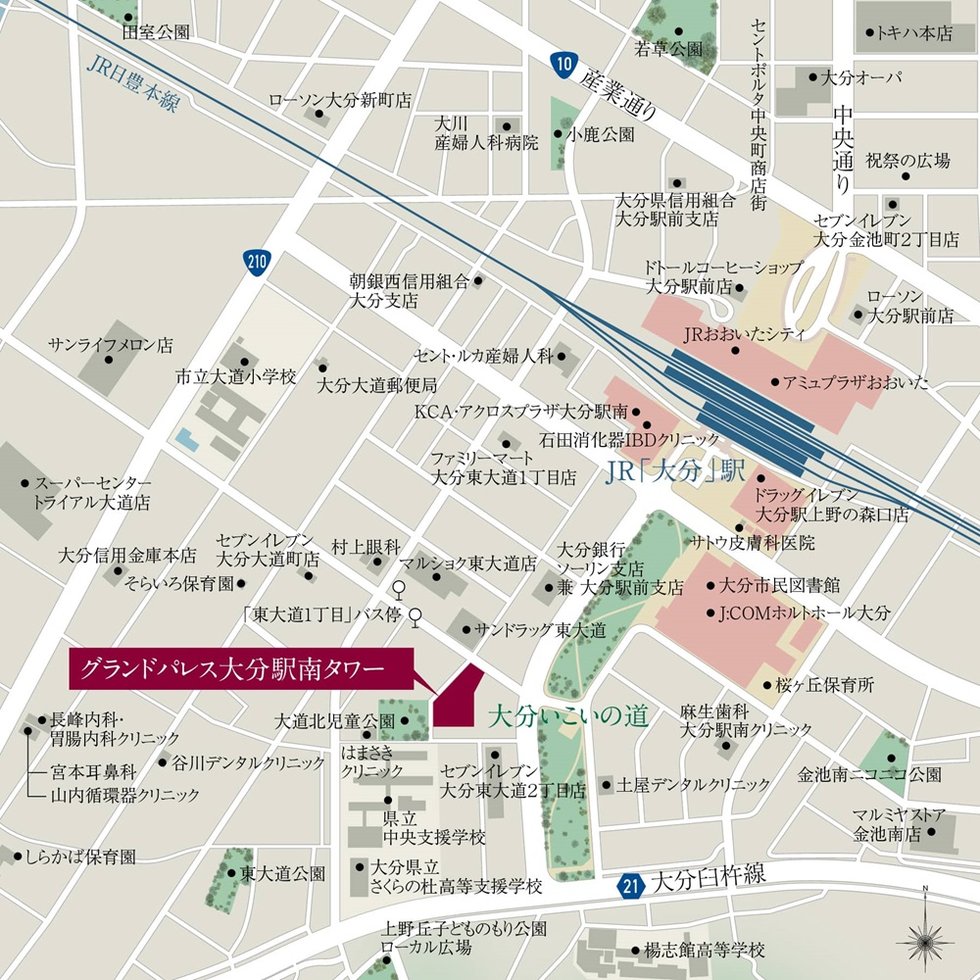 現地案内図