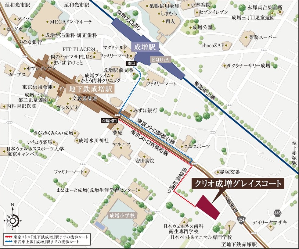 現地案内図
