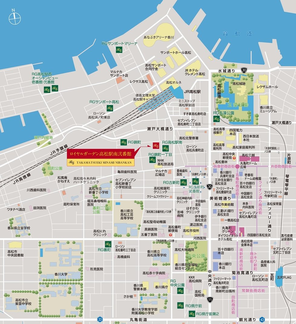 現地案内図