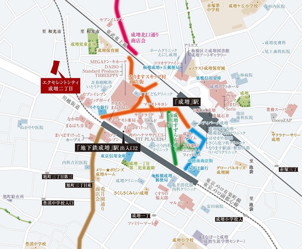現地案内図