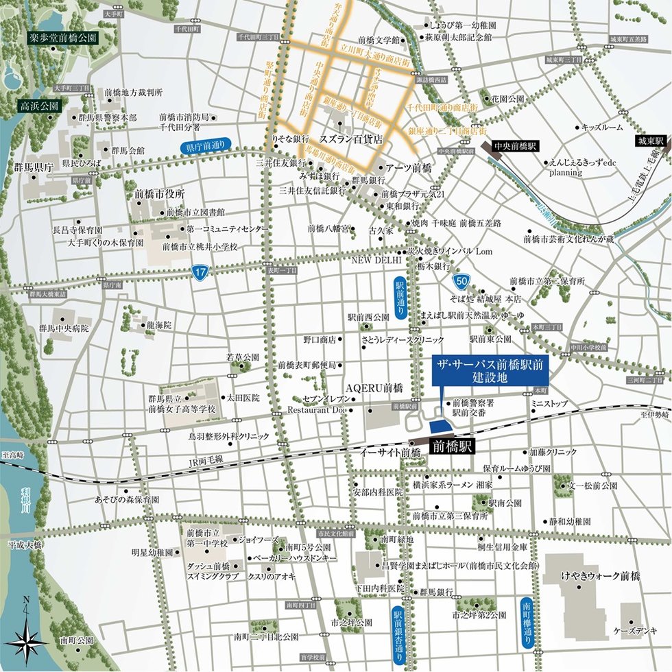 建設地ご案内図