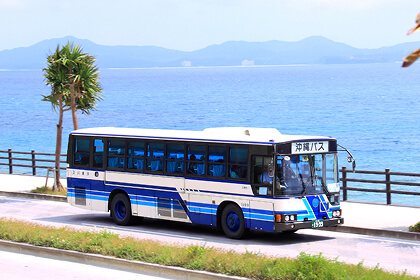 琉球バス交通・沖縄バス
「海浜公園前」停留所 徒歩6分
(現地まで約460m)