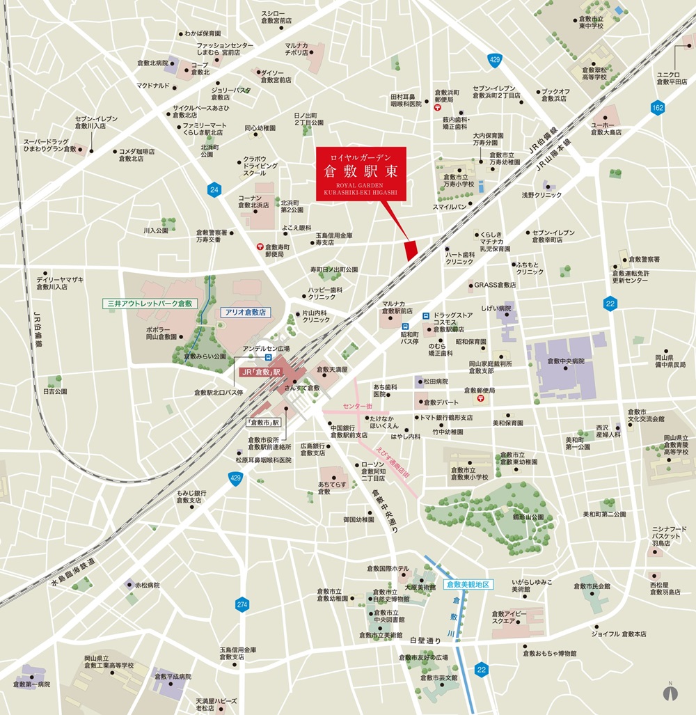 現地案内図