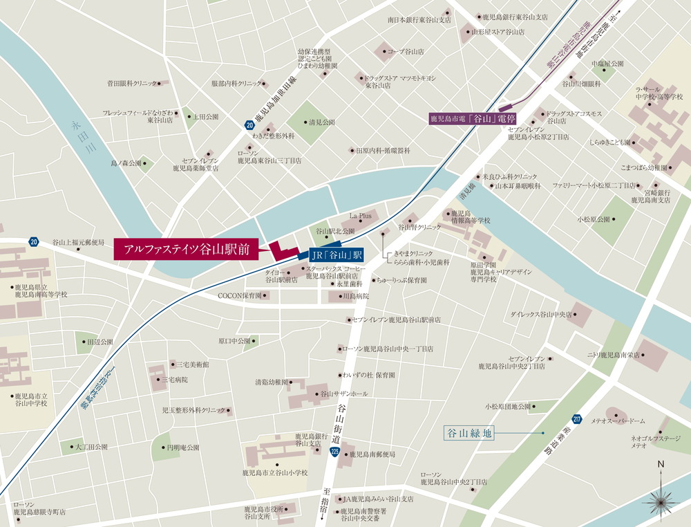 建設予定地案内図