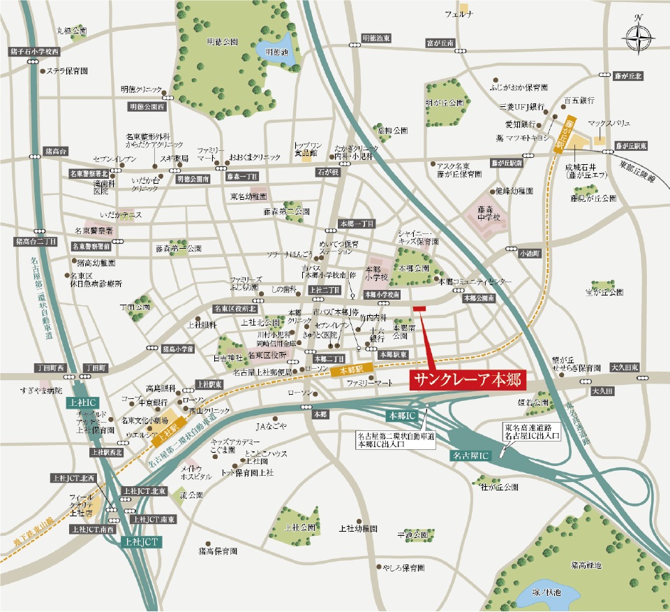 現地案内図