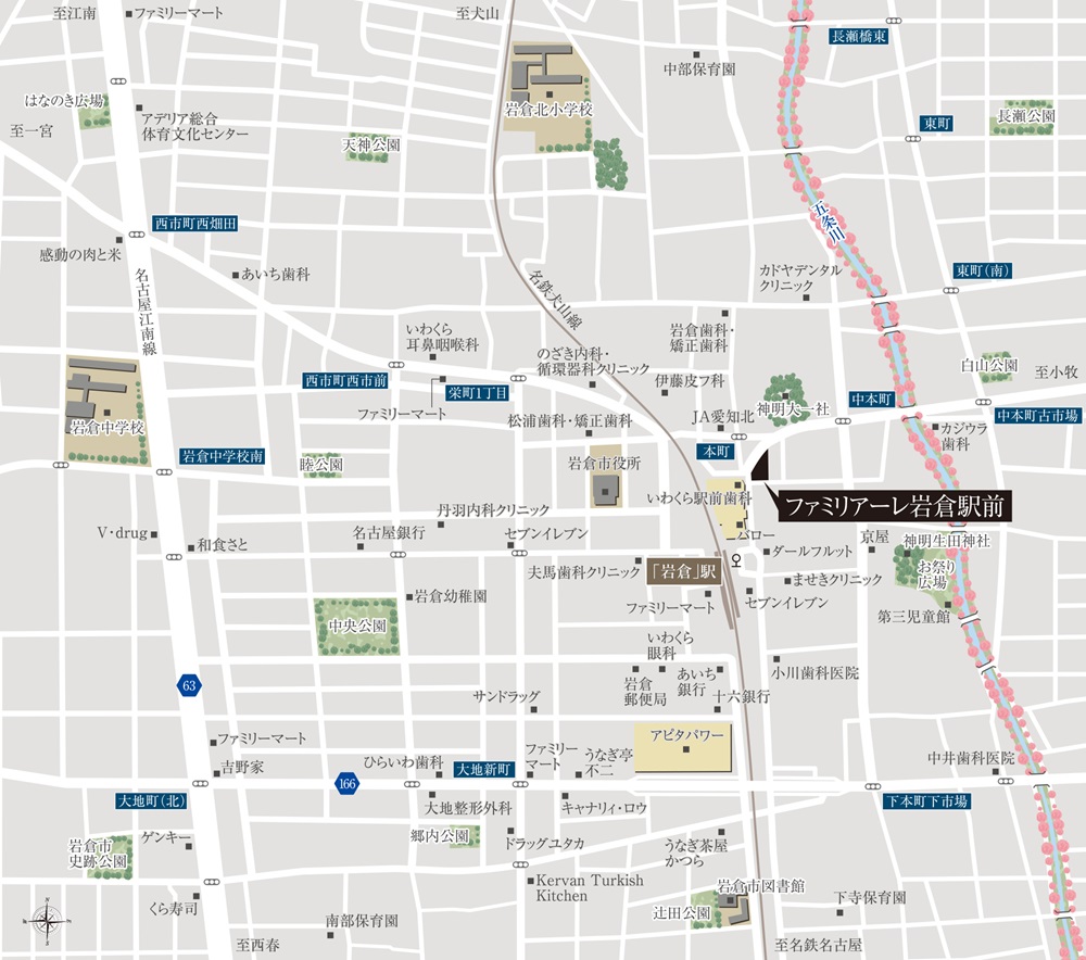 現地案内図