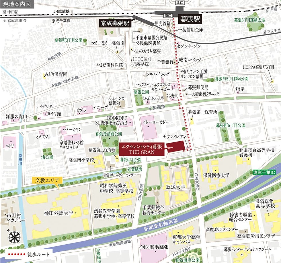現地案内図