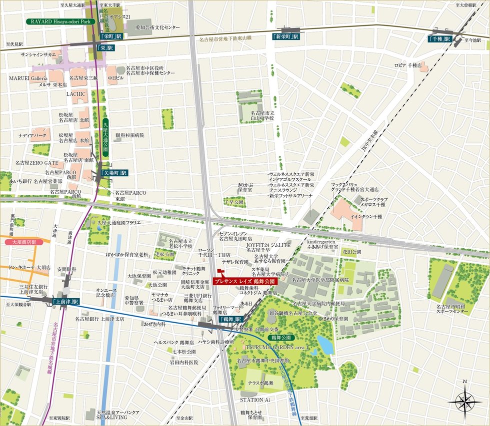 現地案内図