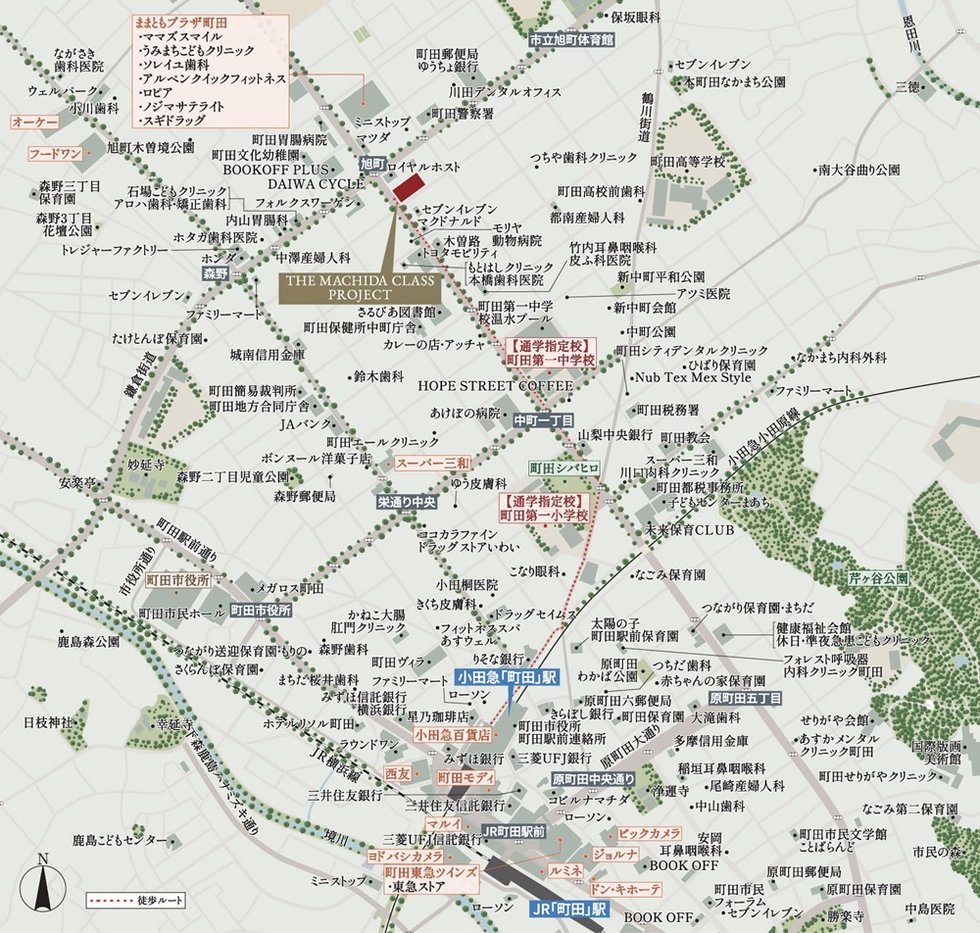 現地案内図