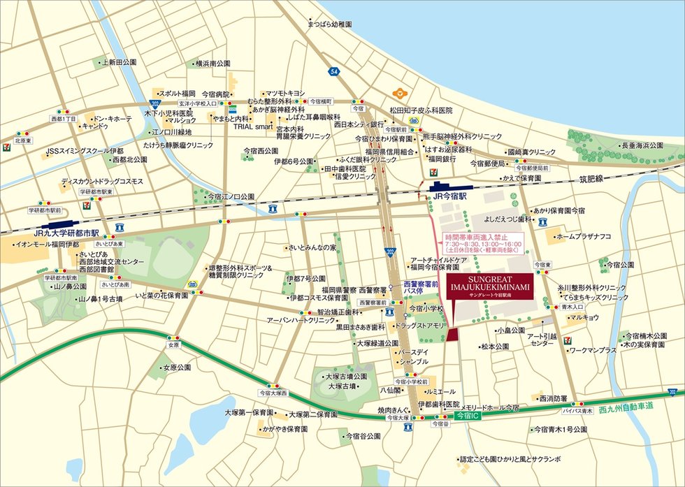 現地案内図