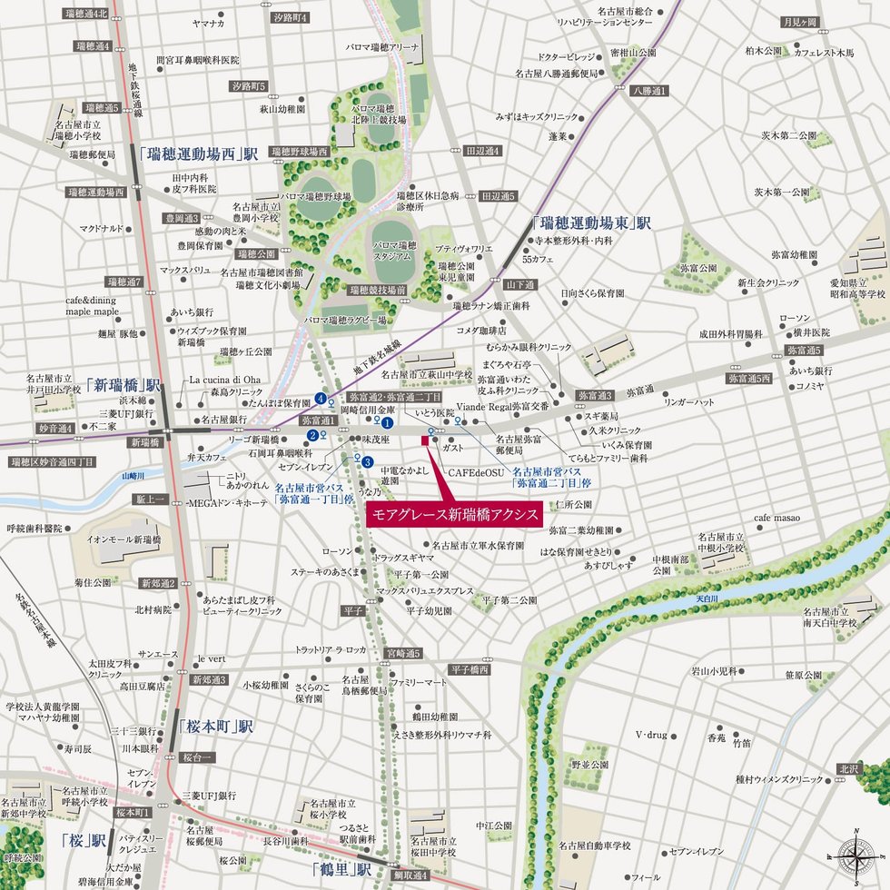 現地案内図
