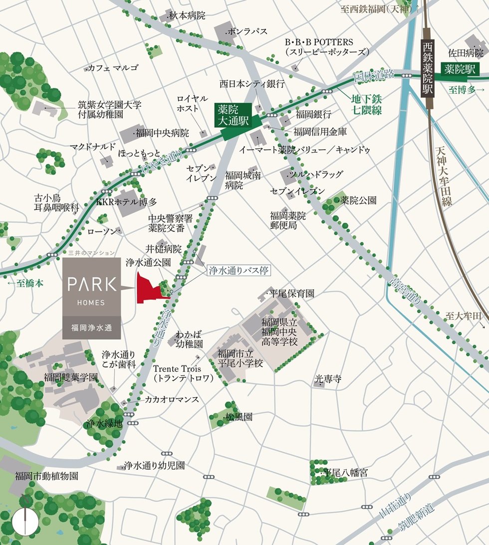 現地案内図