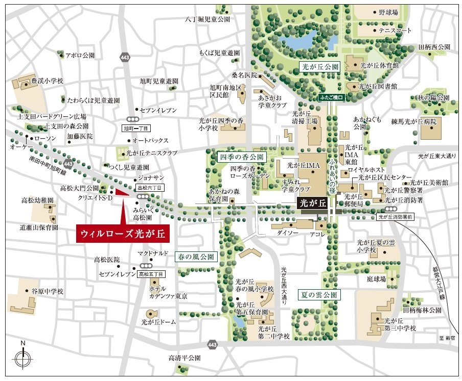 現地案内図