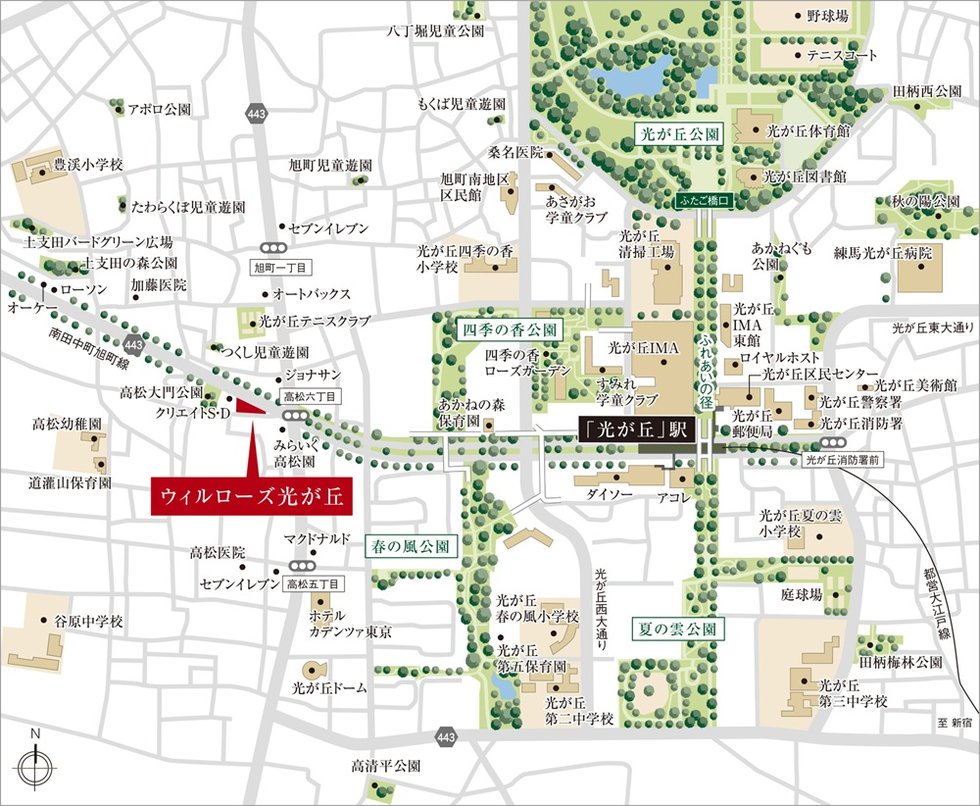 現地案内図