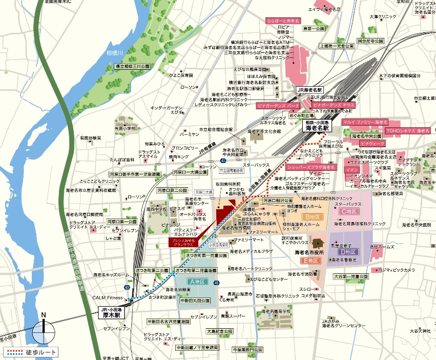 現地案内図