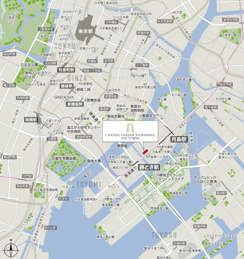 現地案内図