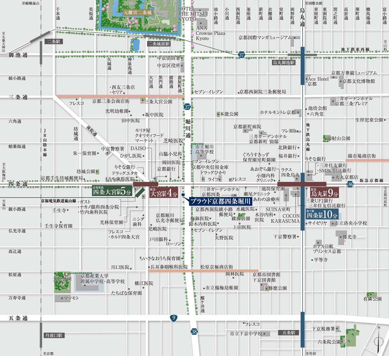 現地案内図