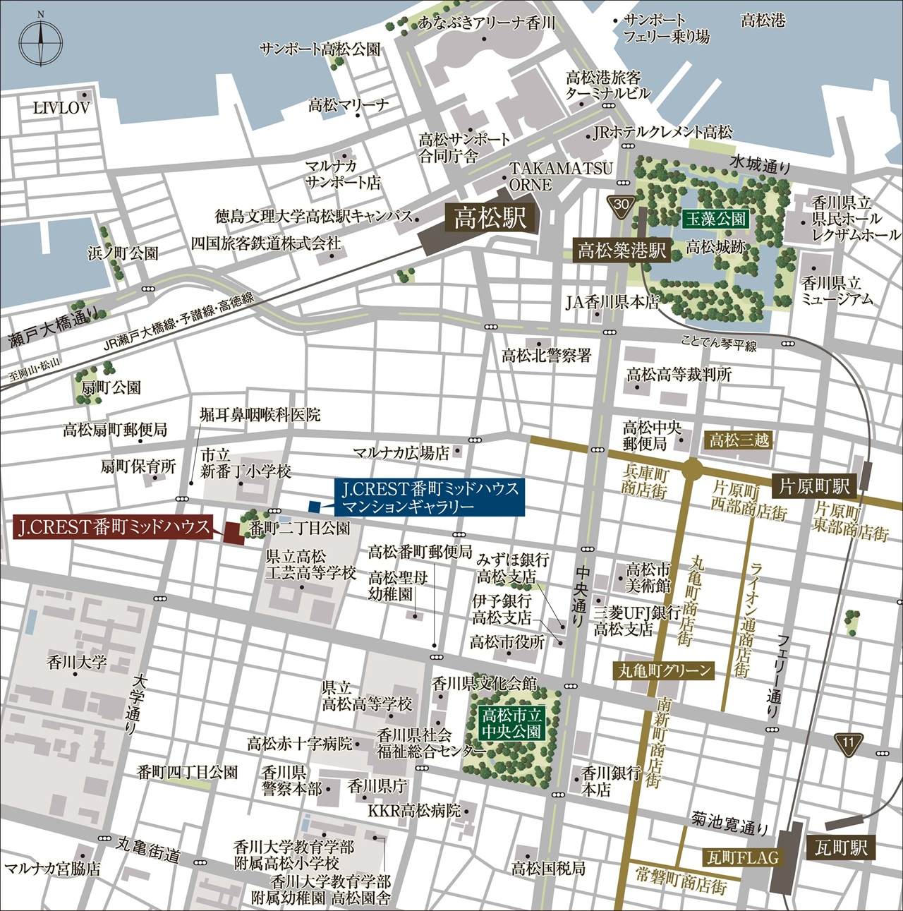 現地案内図