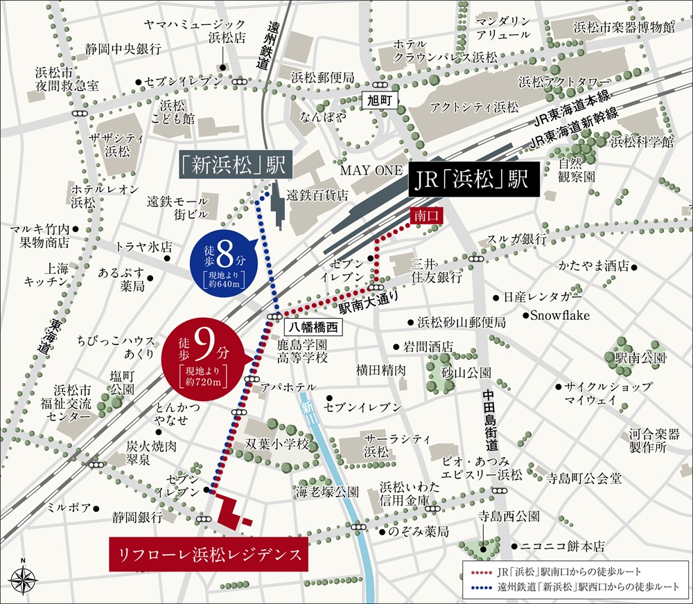 現地案内図