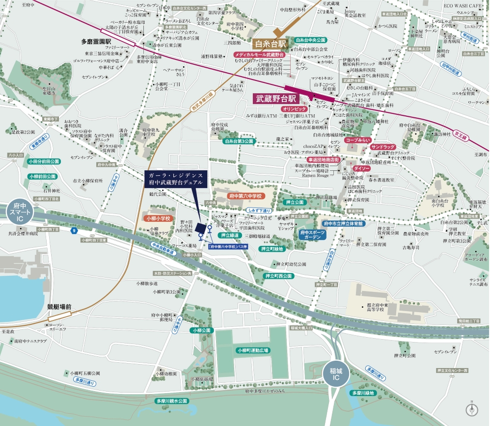 現地案内図