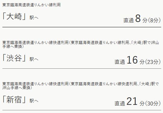 東京臨海高速鉄道りんかい線 「天王洲アイル」駅より