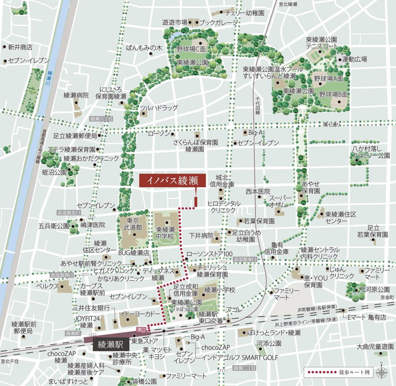 現地案内図