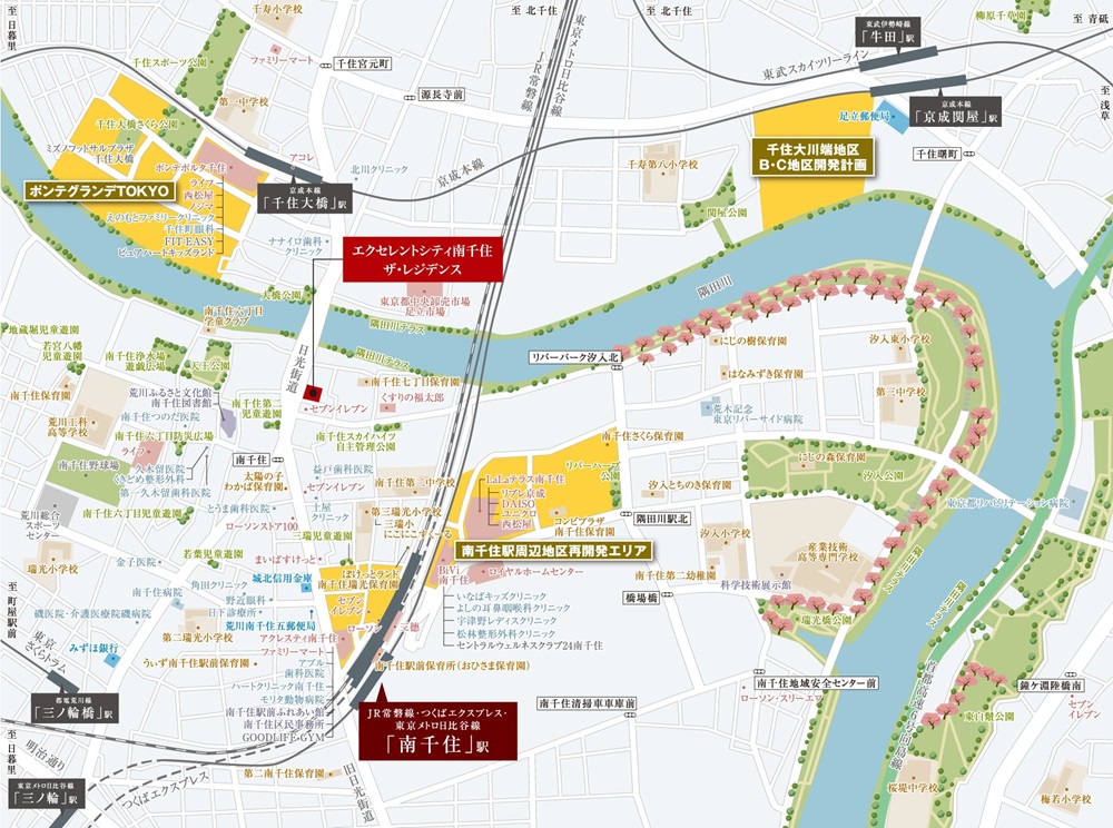 現地案内図