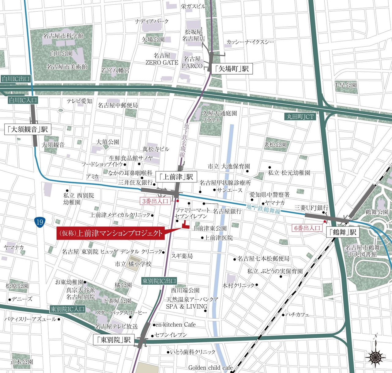 現地案内図