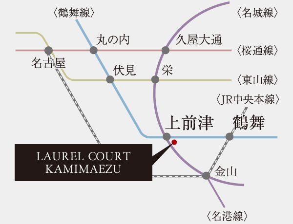 起点は、この地。
都心のすべてにリーチする。
