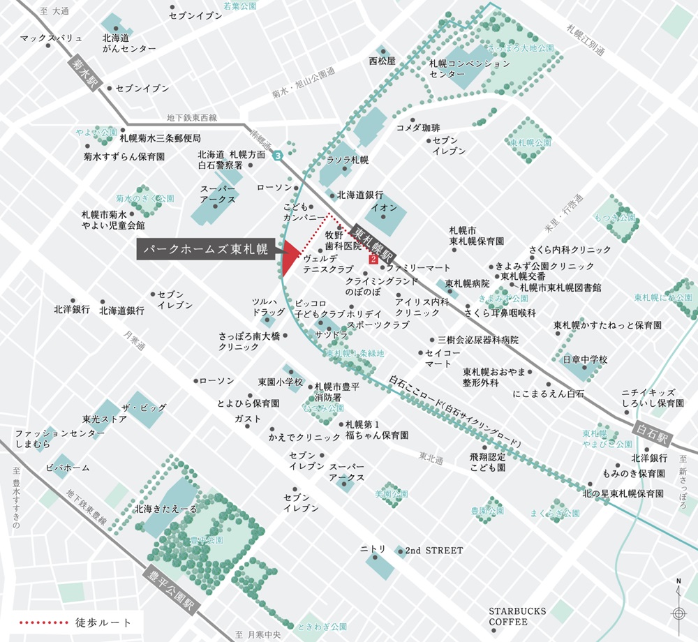 現地案内図