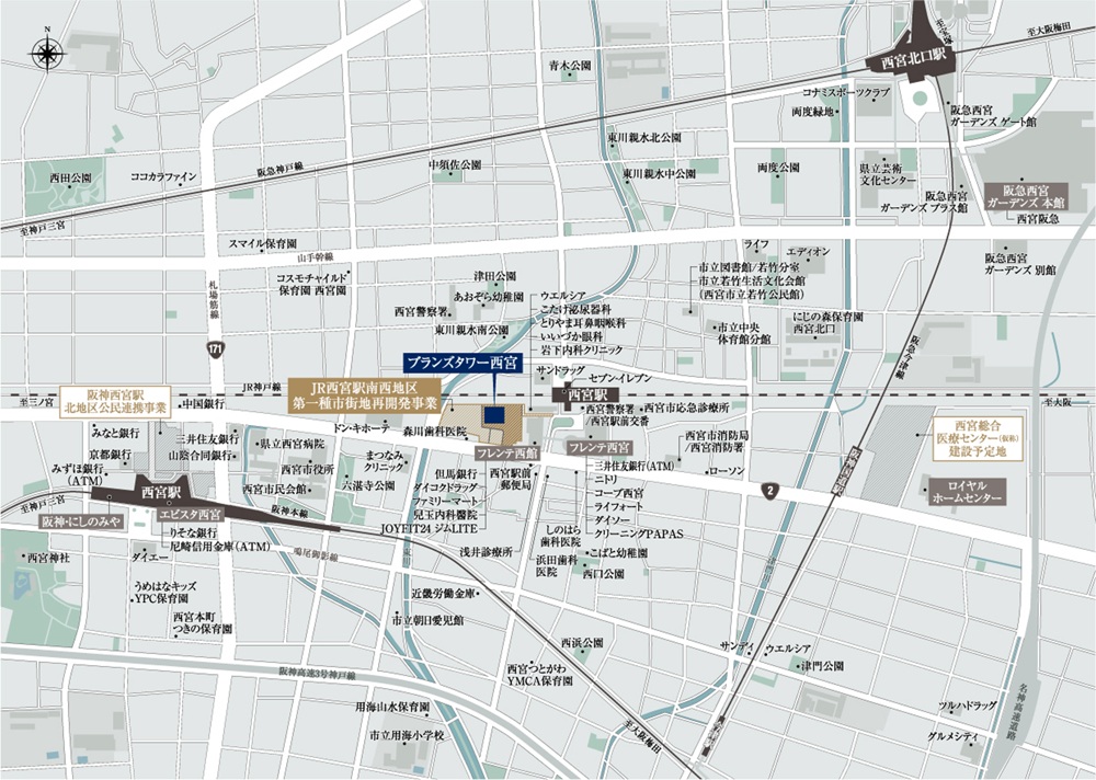 現地案内図