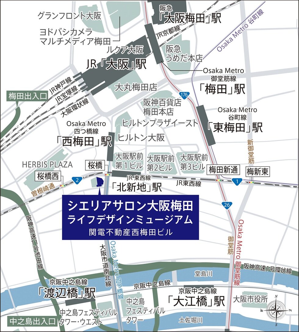 マンションサロン案内図