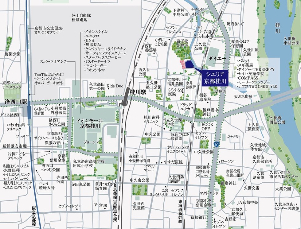 現地案内図