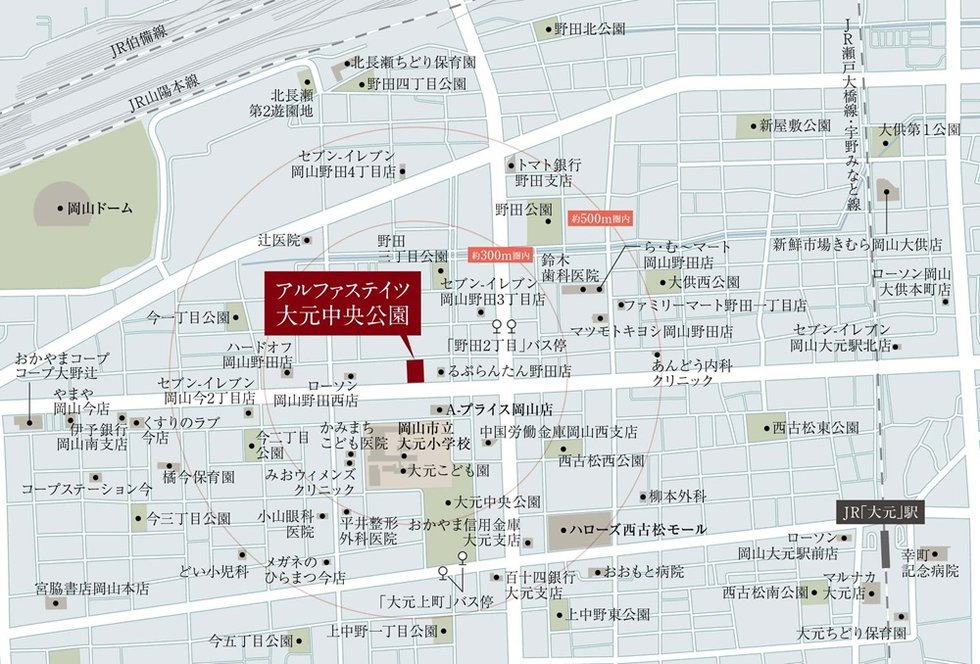 建設予定地案内図(狭域)