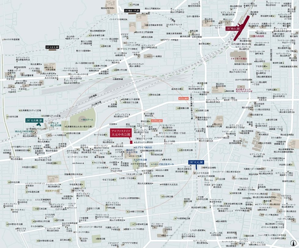 建設予定地案内図(広域)