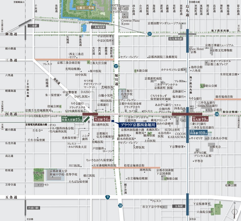 現地案内図