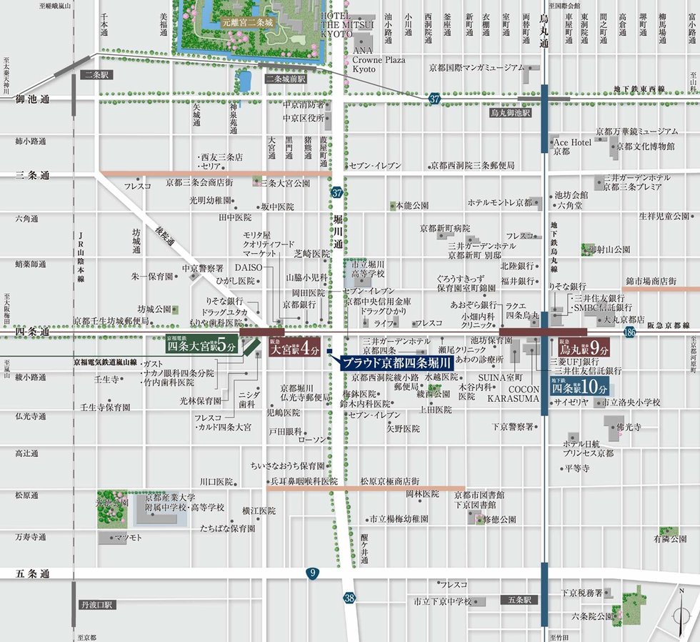 現地案内図