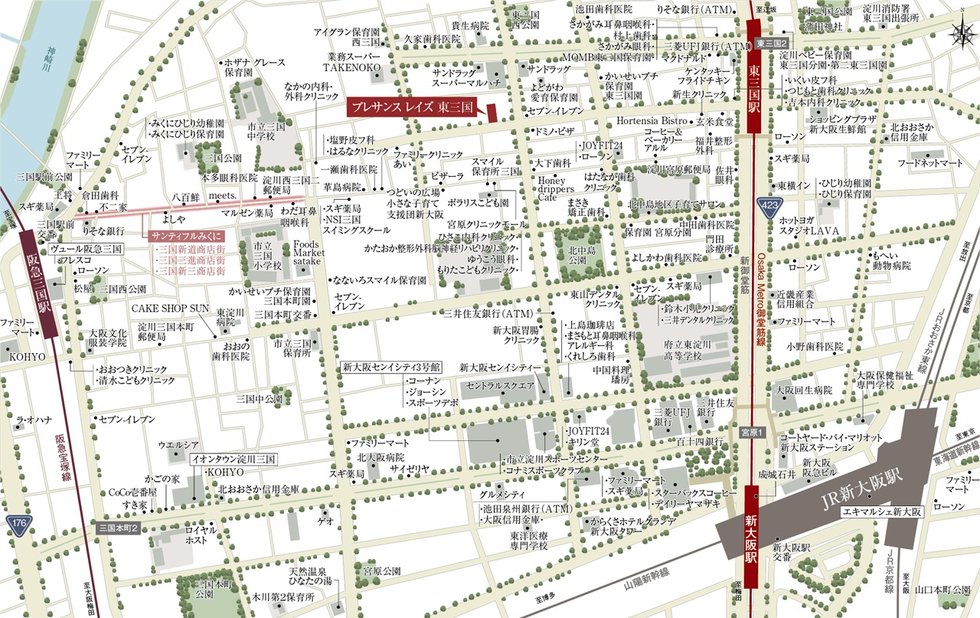現地案内図