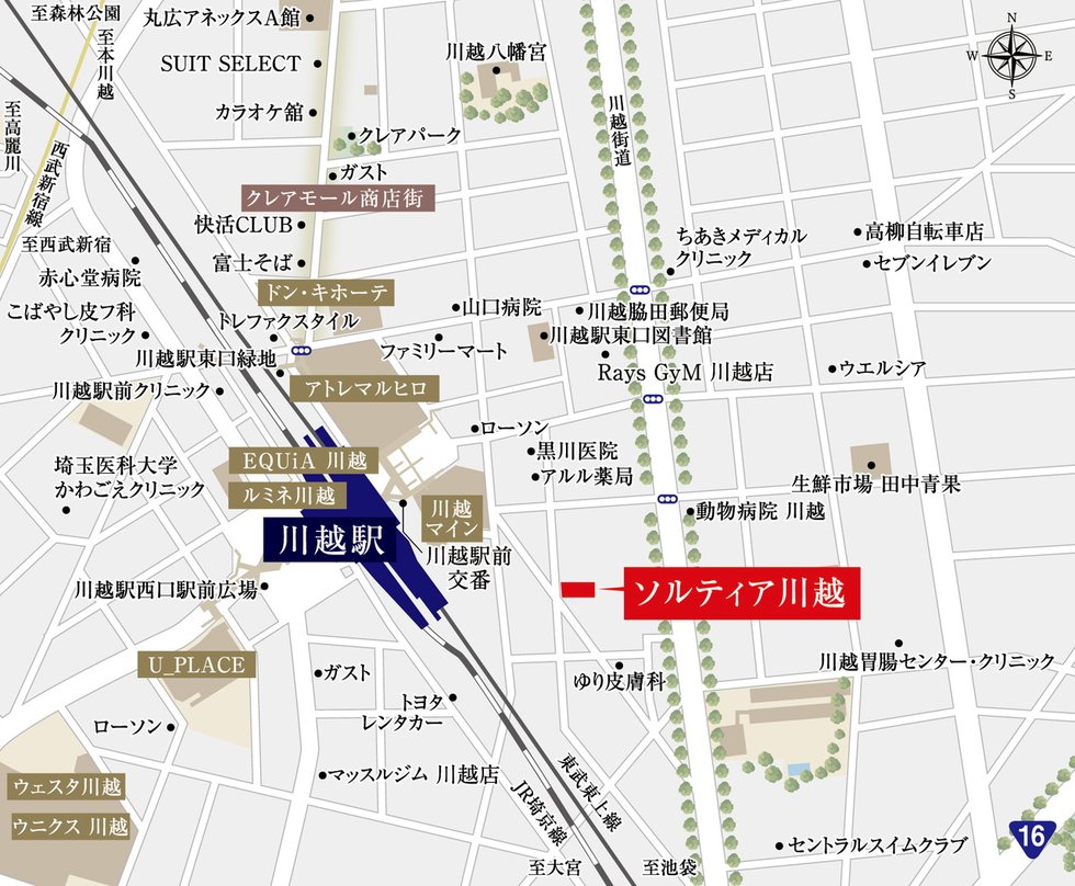 現地案内図