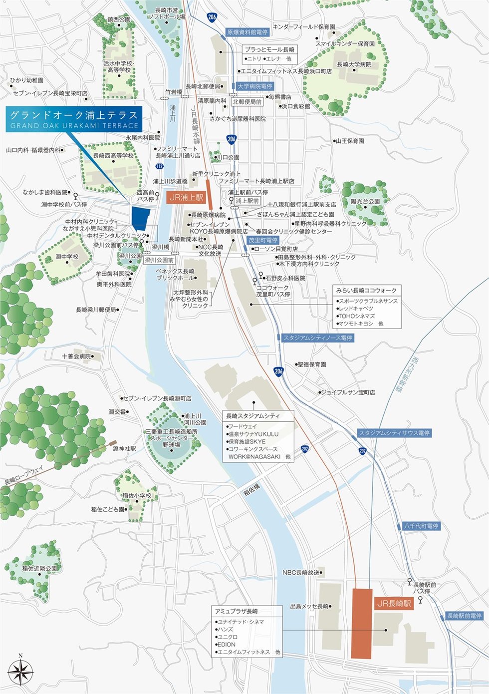 現地案内図